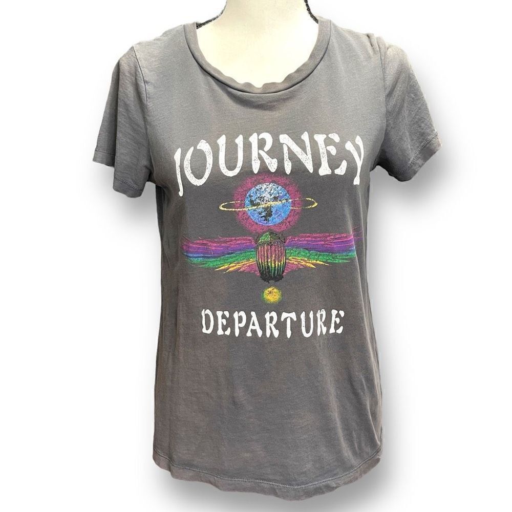 Women's Journey Departure Album‎ Rock Band Tee Gray Small